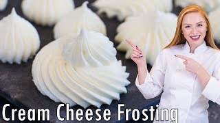 The BEST Cream Cheese Frosting Recipe  Just 5 Ingredients [upl. by Neyr]