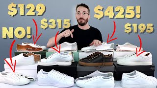 13 Sneaker Showdown  THE BEST WHITE SNEAKER and one to NEVER BUY [upl. by Eizzil]