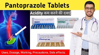 Pantoprazole 40 mg hindi  Pantoprazole tablet uses in hindi  Pan 40 tablet [upl. by Gudrun]