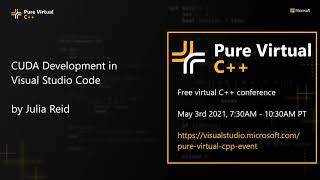 CUDA Support in Visual Studio Code with Julia Reid [upl. by Aicinat913]