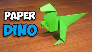 How To Make an Easy Origami Dinosaur [upl. by Ponzo53]