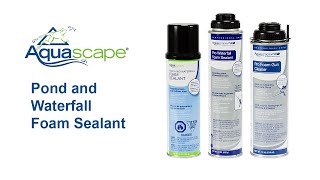 Pond and Waterfall Foam Sealant [upl. by Atteuqcaj]