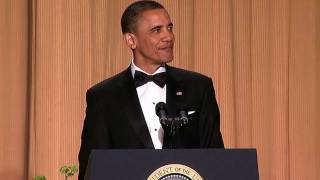 President Obama at White House Correspondents Dinner [upl. by Allicirp473]