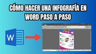 Cómo hacer una infografía en Word PASO A PASO [upl. by Balough]