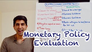 Y1 36 Monetary Policy  Problems and Evaluation [upl. by Siger]