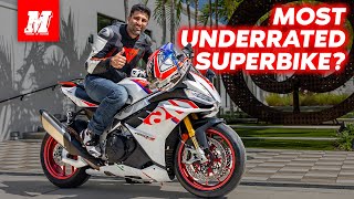 NEW Aprilia RSV4 First Ride amp Impressions [upl. by Ahsienad333]