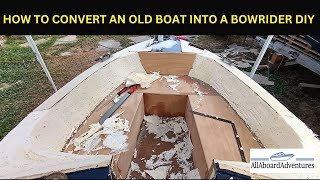 Boat conversion into Bowrider [upl. by Deth]