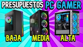 LOS 3 MEJORES PRESUPUESTOS PARA UNA PC GAMER 2023  ElKatUz [upl. by Suiremed]