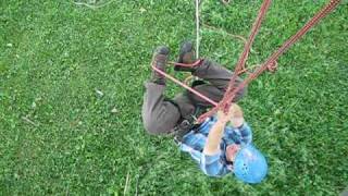 Tree Climbing Ascending with Doubled Rope Technique [upl. by Nona159]