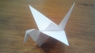 How To Make an Origami Flapping Bird [upl. by Hnoj282]