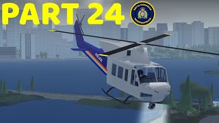 ROBLOX Vancouver RCMP Patrol Part 24  Helicopter [upl. by Hareenum]