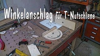 Winkelanschlag für Werktisch bauen [upl. by Mikihisa]