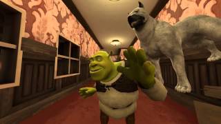 SFM Shrek gets spooked [upl. by Ecnav530]