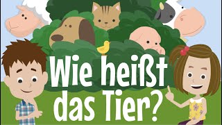 Kinderlied Tiere amp Tiergeräusche  Wie heißt das Tier  BlauBlau Kinderlieder zum Mitsingen [upl. by Yrellav134]