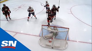 Vincent Trocheck Hits A Home Run Into The Ducks Net [upl. by Eissoj]