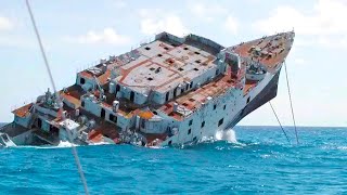 15 Sinking Ships Caught On Camera [upl. by Czarra]