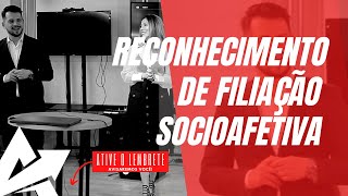 DIREITO DE FAMÍLIA Reconhecimento de filiação socioafetiva [upl. by Ehrlich249]