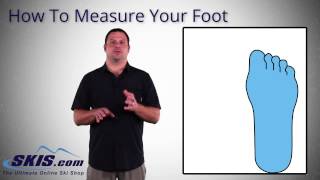 How to Measure Your Foot for Ski Boots [upl. by Sykleb]