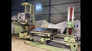 Horizontal Boring Machine  TOS W100A [upl. by Bumgardner]