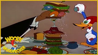 Woody Woodpecker  Banquet Busters  Full Episodes [upl. by Mortensen]