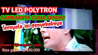 TV Led Polytron gambar separo ini dia cara servisnya [upl. by Bettzel77]