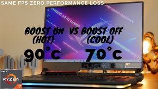 How to Underclock  Undervolt Ryzen 7 5800h 6800h  Lower Ryzen Temperatures  ASUS ROG G513 [upl. by Linnell]