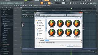 FL Studio 20  How to Save Project [upl. by Alinna]