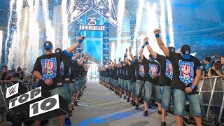 20 Greatest WrestleMania Entrances WWE Top 10 Special Edition [upl. by Boeke992]