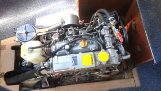 Yanmar 3HM35F Marine engine startup [upl. by Tavish]