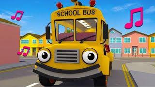 The Wheels on the Bus Go Round and Round Song  Geckos Garage  Nursery Rhymes amp Kids Songs [upl. by Naesad1]