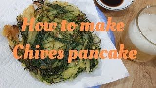 How to make chives pancake [upl. by Oninrutas959]