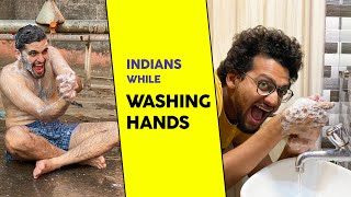 Indians while Washing Hands  Funcho [upl. by Airotnahs]