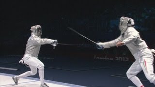 Aron Szilagyi Szilagyi Wins Fencing Sabre Gold  London 2012 Olympics [upl. by Philipines]