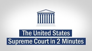 The United States Supreme Court Explained In 2 Minutes [upl. by Inaluiak]