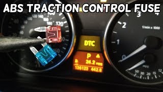 TRACTION CONTROL ABS FUSE LOCATION BMW E90 E91 E92 E93 [upl. by Cal]