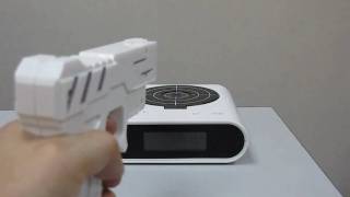 Gun Shooting Alarm Clock [upl. by Alauqahs]