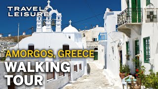 The BEST Greek Island Youve NEVER Heard Of  Amorgos Greece  Walk with TravelLeisure [upl. by Oly]