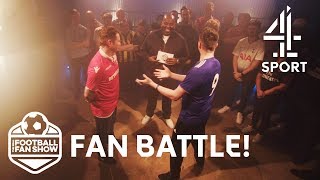 Leicester vs Nottingham Forest HILARIOUS Fan Battle  The Real Football Fan Show [upl. by Wirth398]