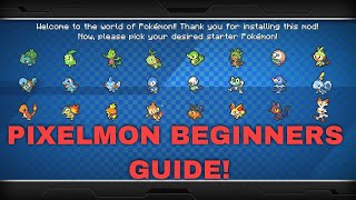 Minecraft Pixelmon Mod Getting Started Guide [upl. by Cristy458]