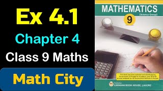 Exercise 41 class 9 maths  math city [upl. by Rozanna785]