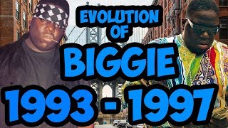 The Evolution Of Notorious BIG 1993  1997 Biggie Smalls Timeline Fan Point Of View [upl. by Soiritos199]