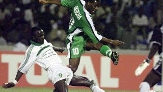 Nigeria v Senegal  2000 African Nations Cup  QuarterFinal [upl. by Einnob]