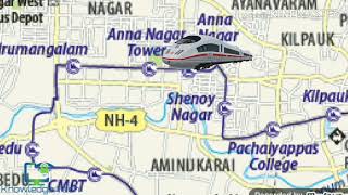 Chennai Metro Route Map [upl. by Bible253]