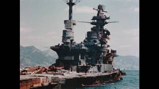 日本の艦船；擱座、沈没、破壊 記録映像 [upl. by Esekram]