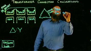 Delta to WYE Transformer Calculations [upl. by Adnerad]