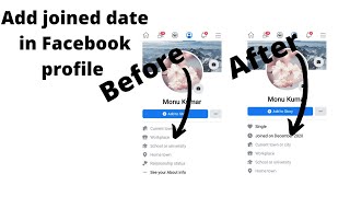 How to add joined date in Facebook profile [upl. by Petromilli558]