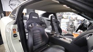 The Ultimate GTR Interior Swap  Heated Sparco Seats [upl. by Curnin]