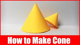 Easy Origami  4 Different Ways to Make a Cone  How Do You Make a Cone out of Paper  DIY Cones [upl. by Hsak]