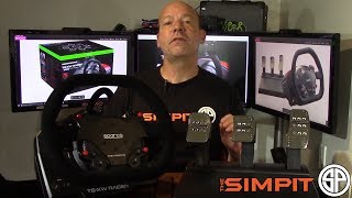 Thrustmaster TSXW Racer Sparco Steering Wheel  Review [upl. by Doowron983]