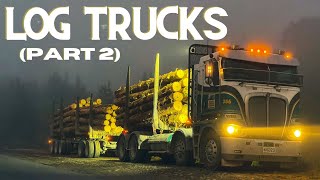 Log Trucks in New Zealand Marlborough 4K Part 2 [upl. by Ardnaxila646]